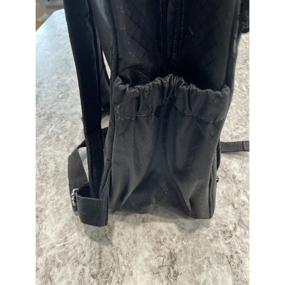 Thirty-One Black Journey Backpack Insulated Cooler Area Multiple Pockets MARK